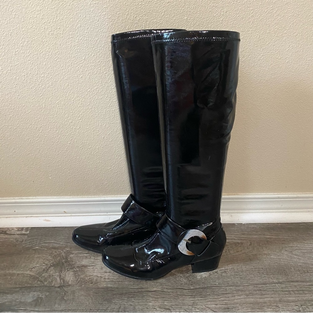 Sam Edelman tall Patent Boot Size 7.5
